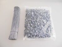 12mm Kunstioffplomben mit Plombendraht 12mm Kunstioffplomben mit Plombendraht