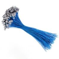 Express-Plomben aus Kunststoff 9 mm mit Draht (1000 Stück) Express-Plomben aus Kunststoff 9 mm mit Draht (1000 Stück)