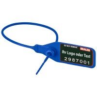 Personalisierte Durchziehplombe Universal mit Ihrem Logo (1000 Stück) Personalisierte Durchziehplombe Universal mit Ihrem Logo (1000 Stück)