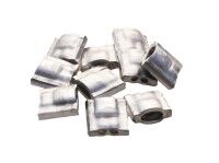 Aluminiumplombe 12 x 12 mm (500 Stück) Form 65 Aluminiumplombe 12 x 12 mm (500 Stück) Form 65