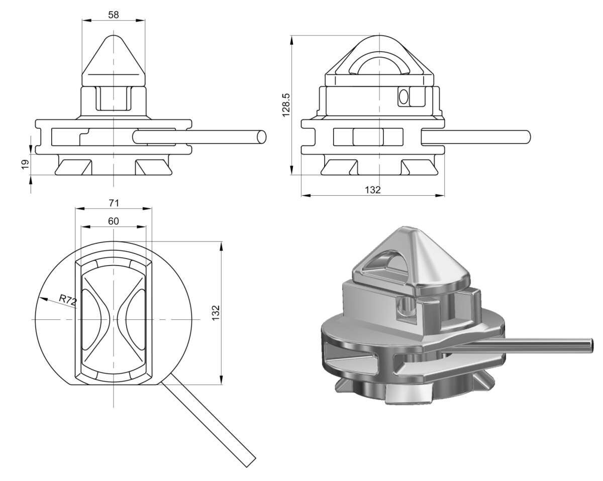 Bdf Brücke Container BDF Wechselbrücke Kögel Lager Pritsche In - Foto 8